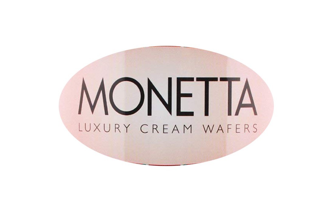 Monetta Cookies & Cream Flavoured Cream Wafers   Container  300 grams
